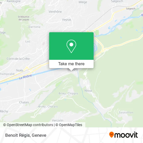 Benoît Régis map