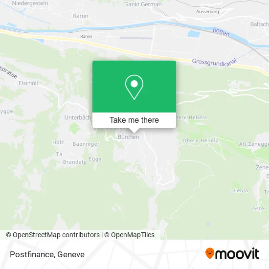 Postfinance map