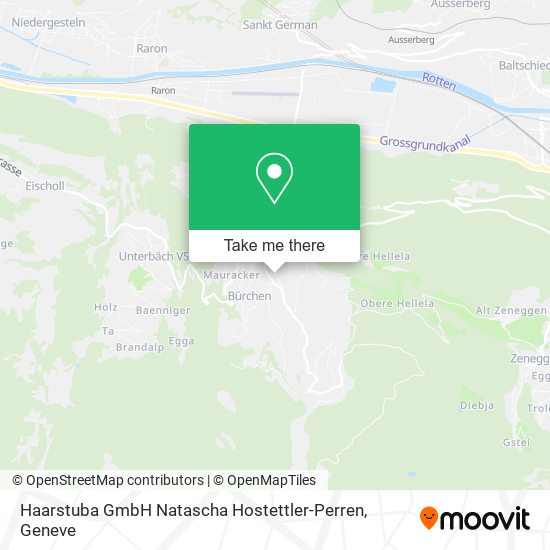 Haarstuba GmbH Natascha Hostettler-Perren map