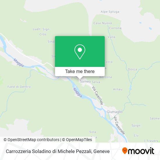 Carrozzeria Soladino di Michele Pezzali map