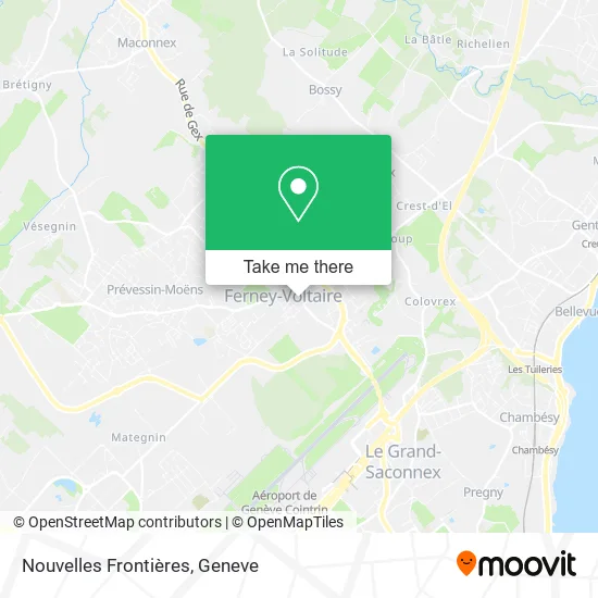 Nouvelles Frontières plan