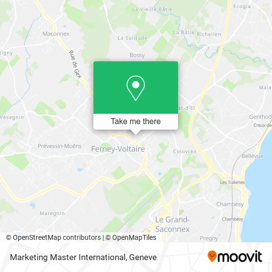 Marketing Master International map