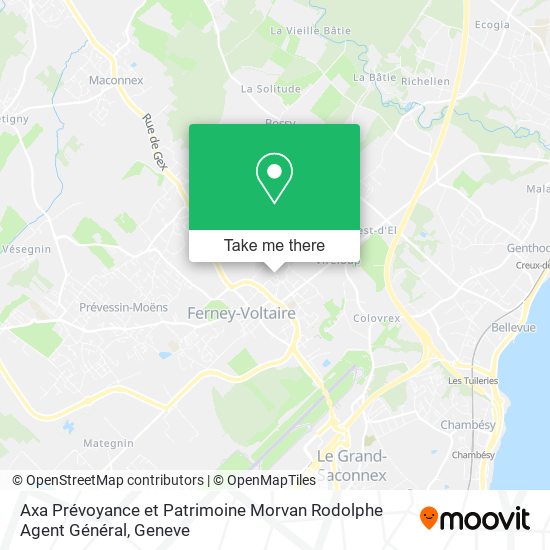 Axa Prévoyance et Patrimoine Morvan Rodolphe Agent Général map