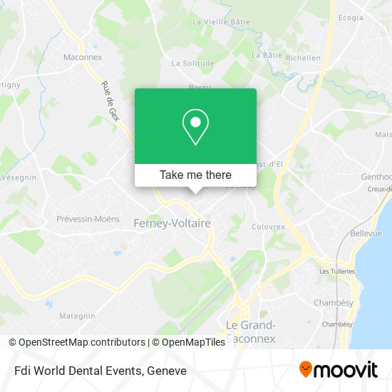 Fdi World Dental Events map