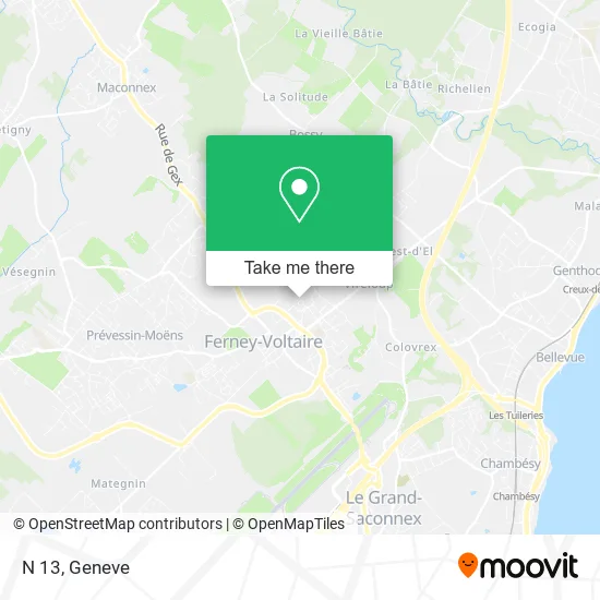 N 13 map