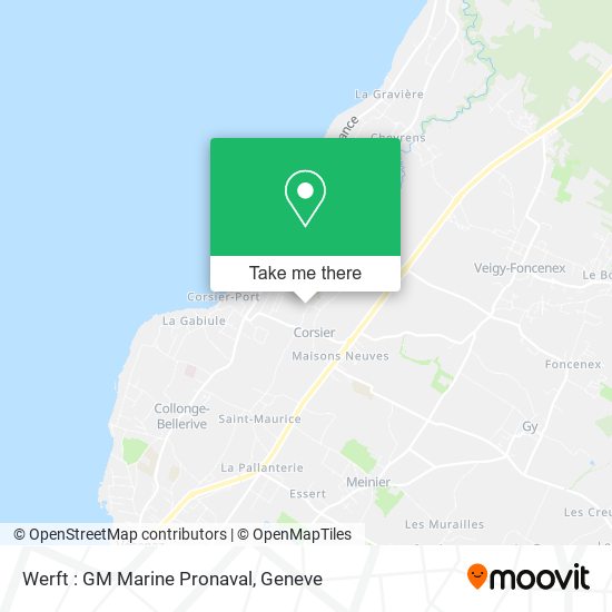 Werft : GM Marine Pronaval map