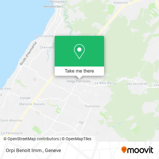 Orpi Benoit Imm. map