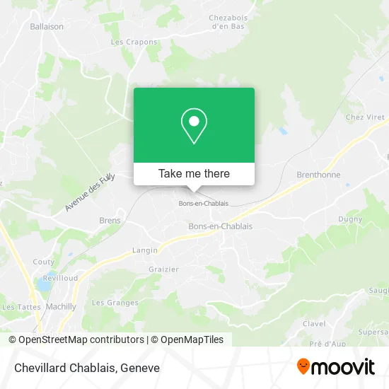 Chevillard Chablais map