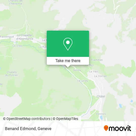 Benand Edmond map