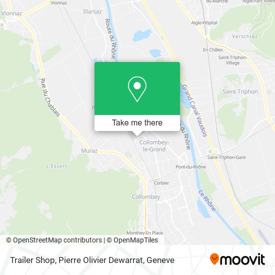 Trailer Shop, Pierre Olivier Dewarrat map