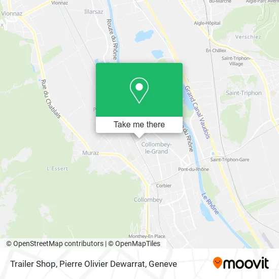Trailer Shop, Pierre Olivier Dewarrat map