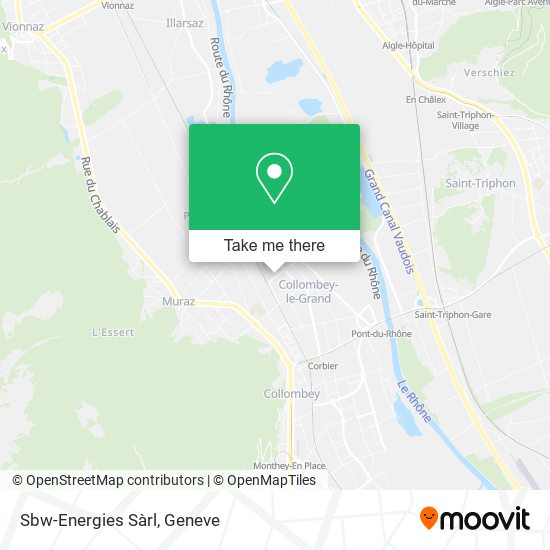 Sbw-Energies Sàrl map