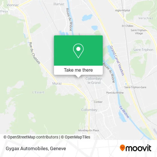 Gygax Automobiles map