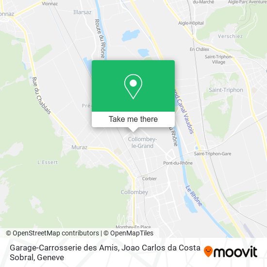 Garage-Carrosserie des Amis, Joao Carlos da Costa Sobral map