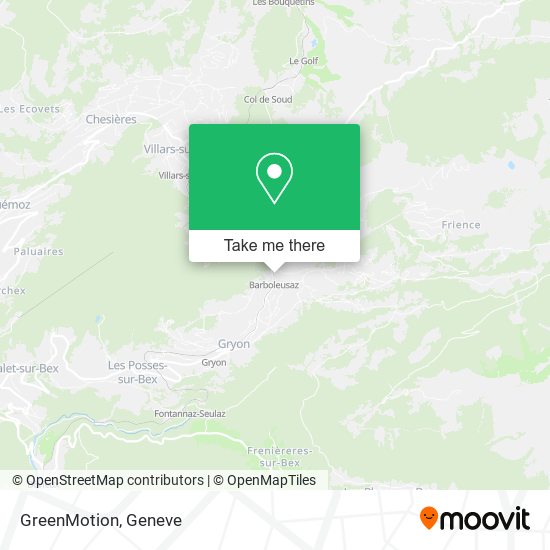 GreenMotion map