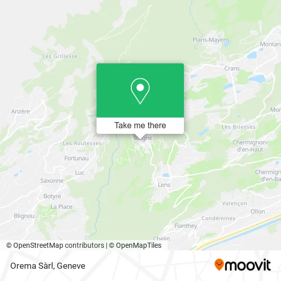 Orema Sàrl map