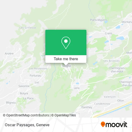 Oscar Paysages map