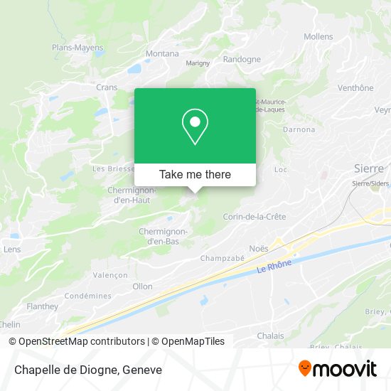 Chapelle de Diogne map