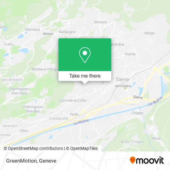 GreenMotion map