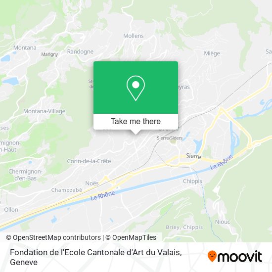 Fondation de l'Ecole Cantonale d'Art du Valais map