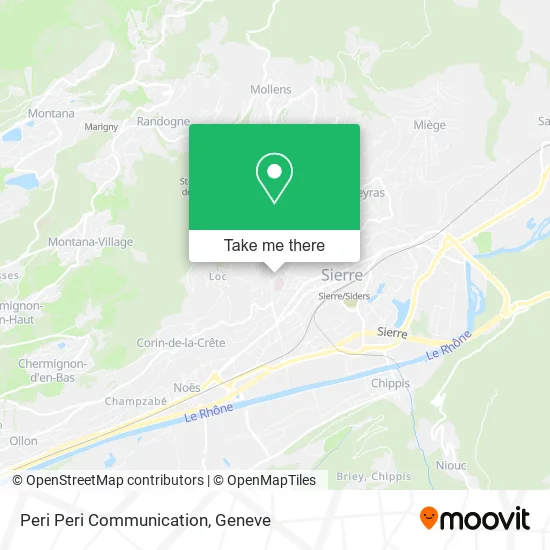 Peri Peri Communication map