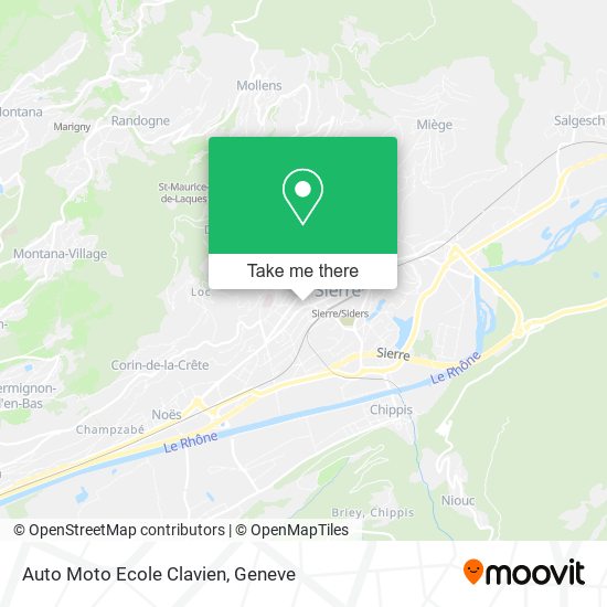 Auto Moto Ecole Clavien plan