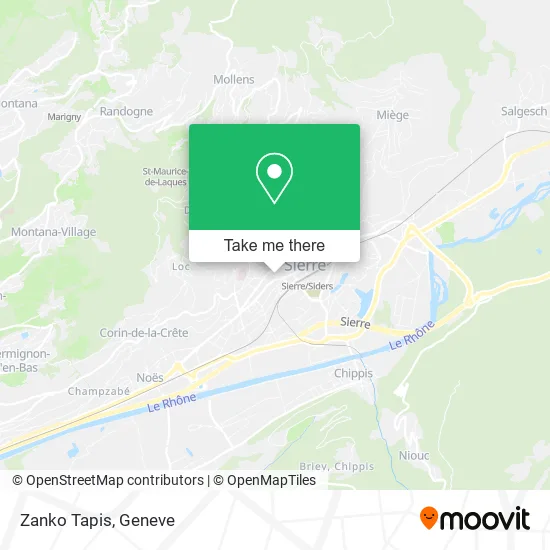 Zanko Tapis map