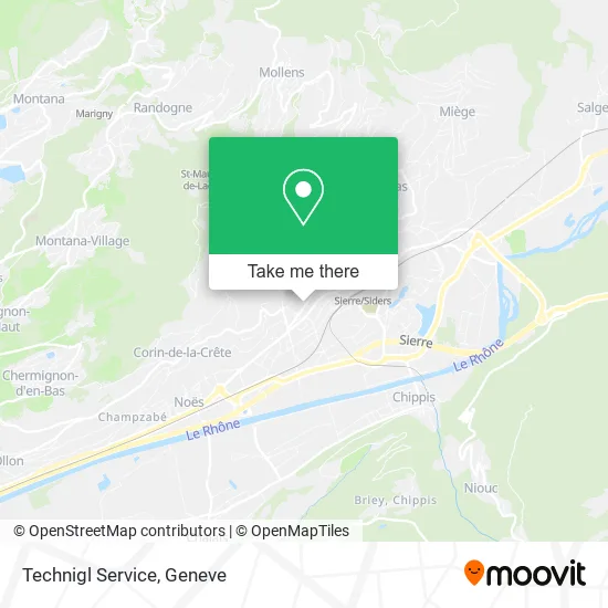 Technigl Service map