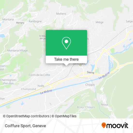 Coiffure Sport map