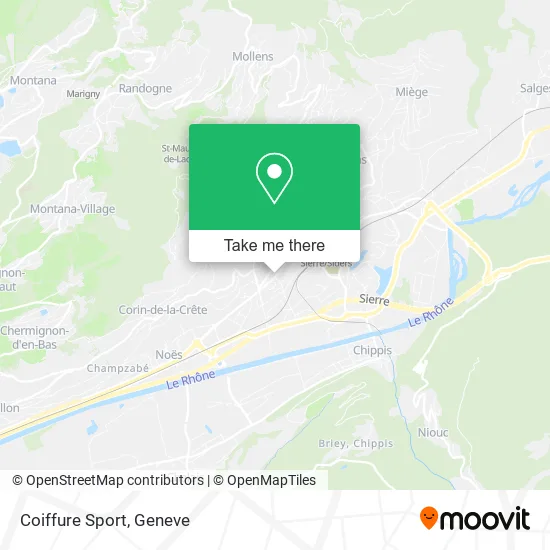Coiffure Sport map