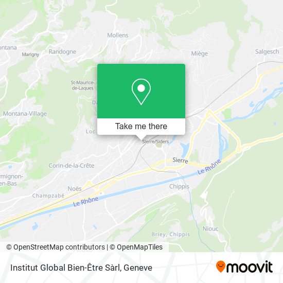 Institut Global Bien-Être Sàrl map