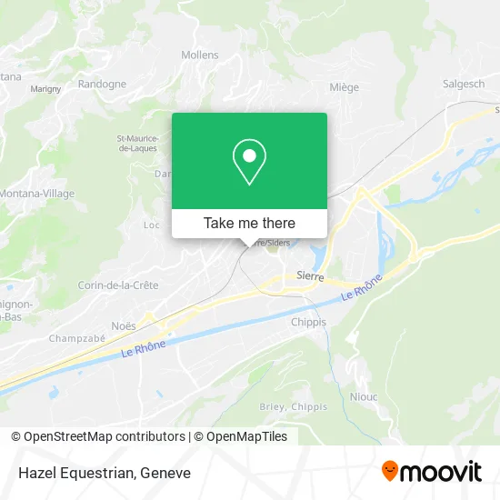 Hazel Equestrian map