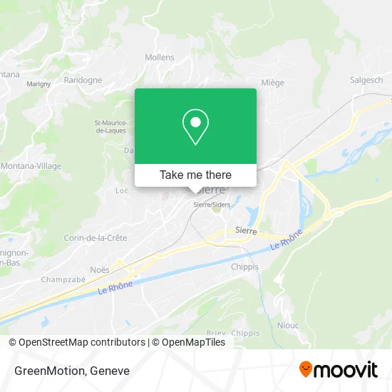 GreenMotion map
