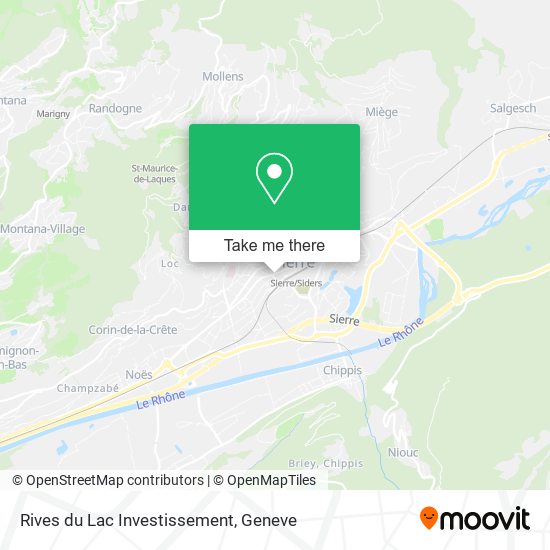 Rives du Lac Investissement map