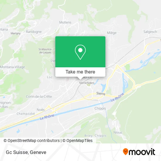 Gc Suisse map