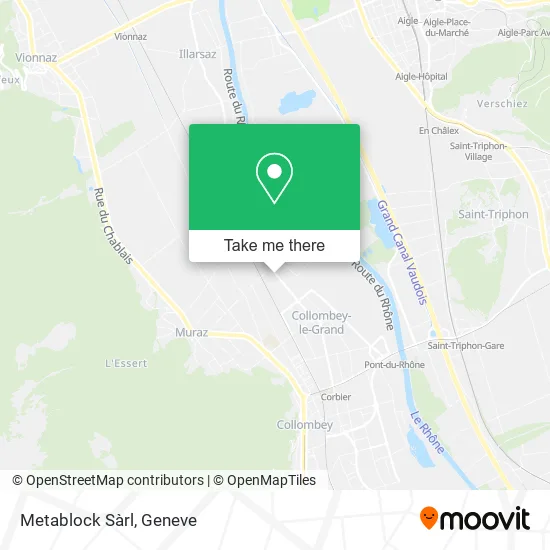 Metablock Sàrl map
