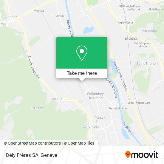 Dély Frères SA map