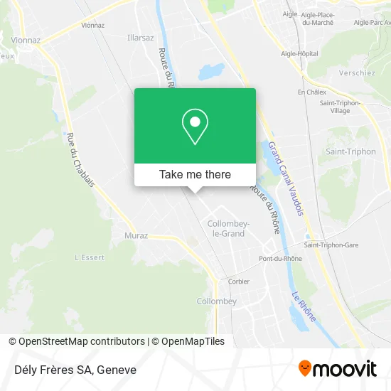 Dély Frères SA map