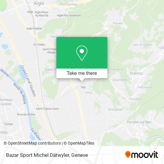 Bazar Sport Michel Dätwyler map