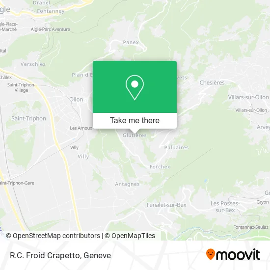 R.C. Froid Crapetto map