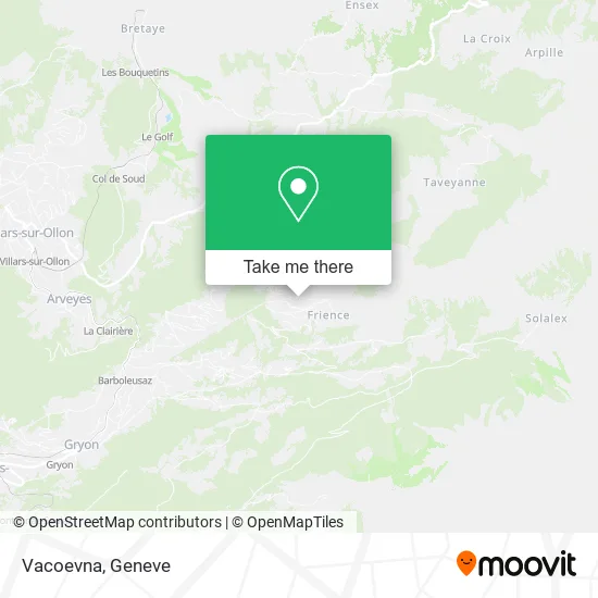 Vacoevna map