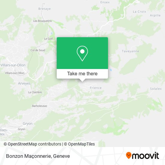 Bonzon Maçonnerie map