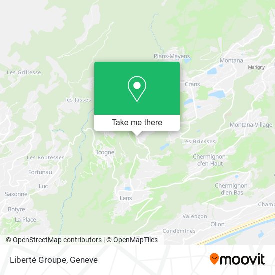 Liberté Groupe map