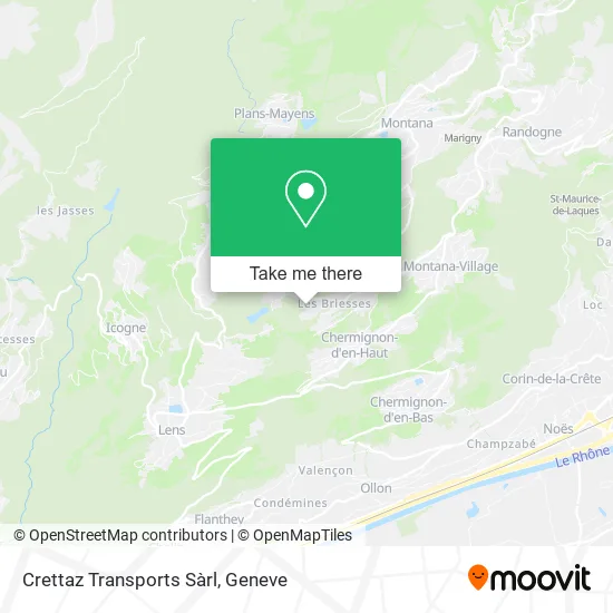 Crettaz Transports Sàrl map