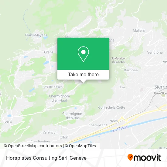 Horspistes Consulting Sàrl map