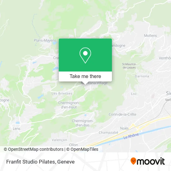 Franfit Studio Pilates map