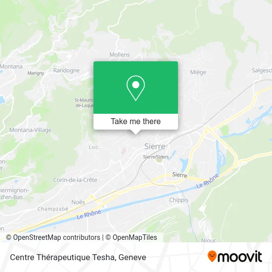 Centre Thérapeutique Tesha map