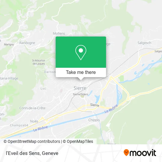 l'Eveil des Sens map
