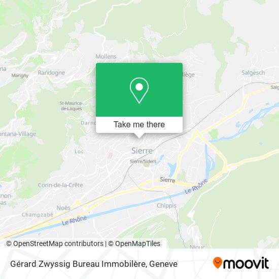 Gérard Zwyssig Bureau Immobilère map