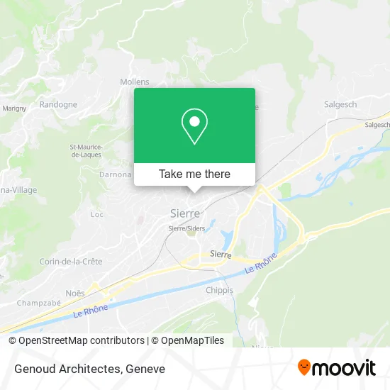 Genoud Architectes map